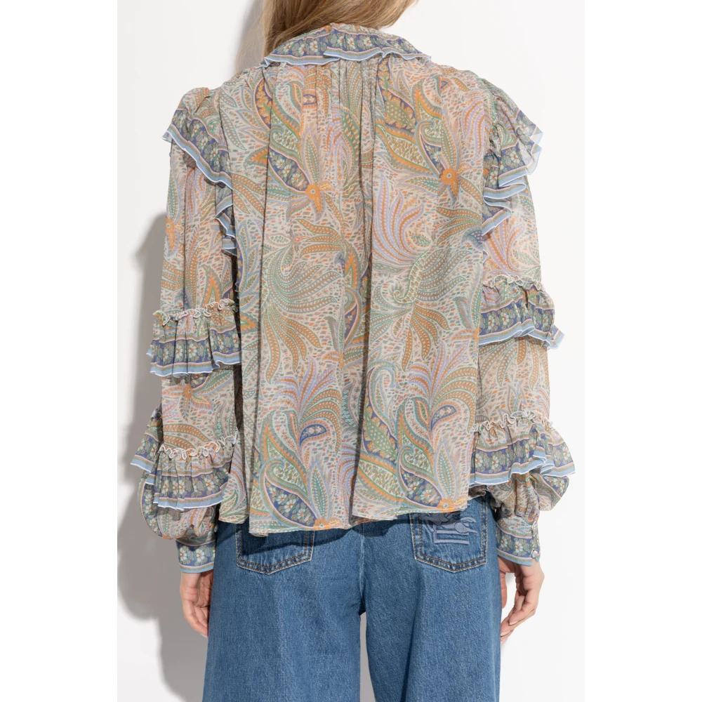 ETRO Zijden overhemd Multicolor Dames