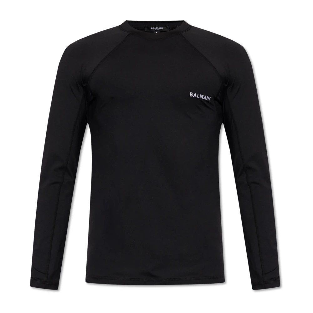 Balmain Zwem T-shirt Black Heren