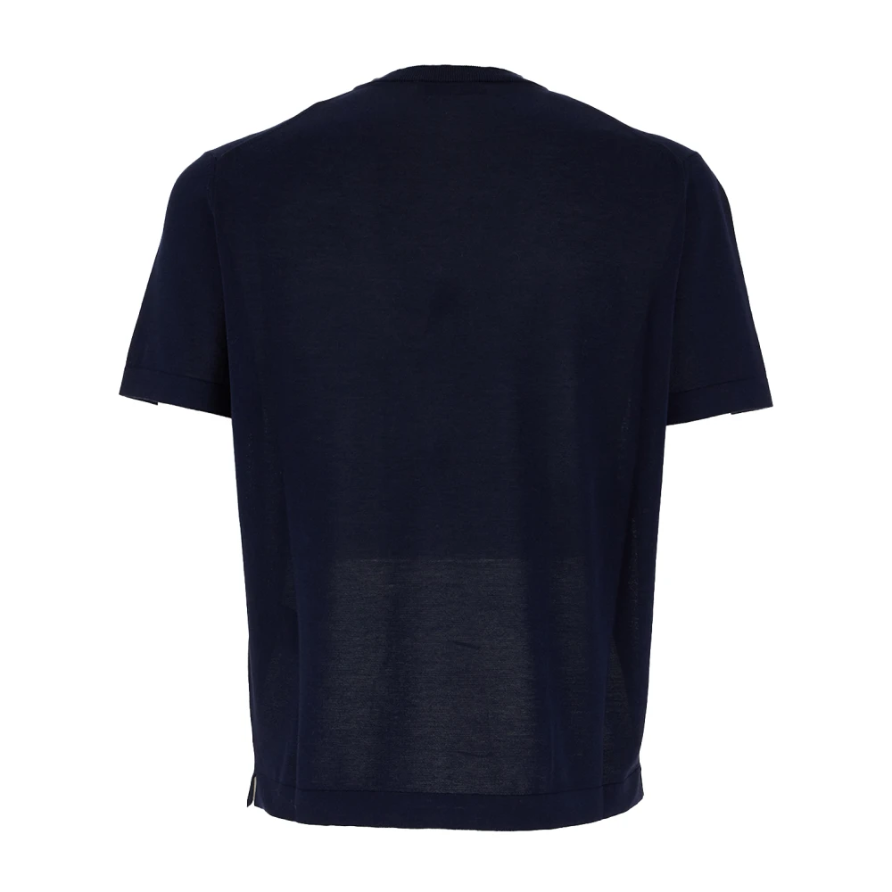 Cruna Casual Katoenen T-Shirt voor Mannen Blue Heren