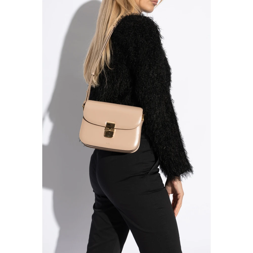 A.p.c. Schoudertas Grace Small Beige Dames