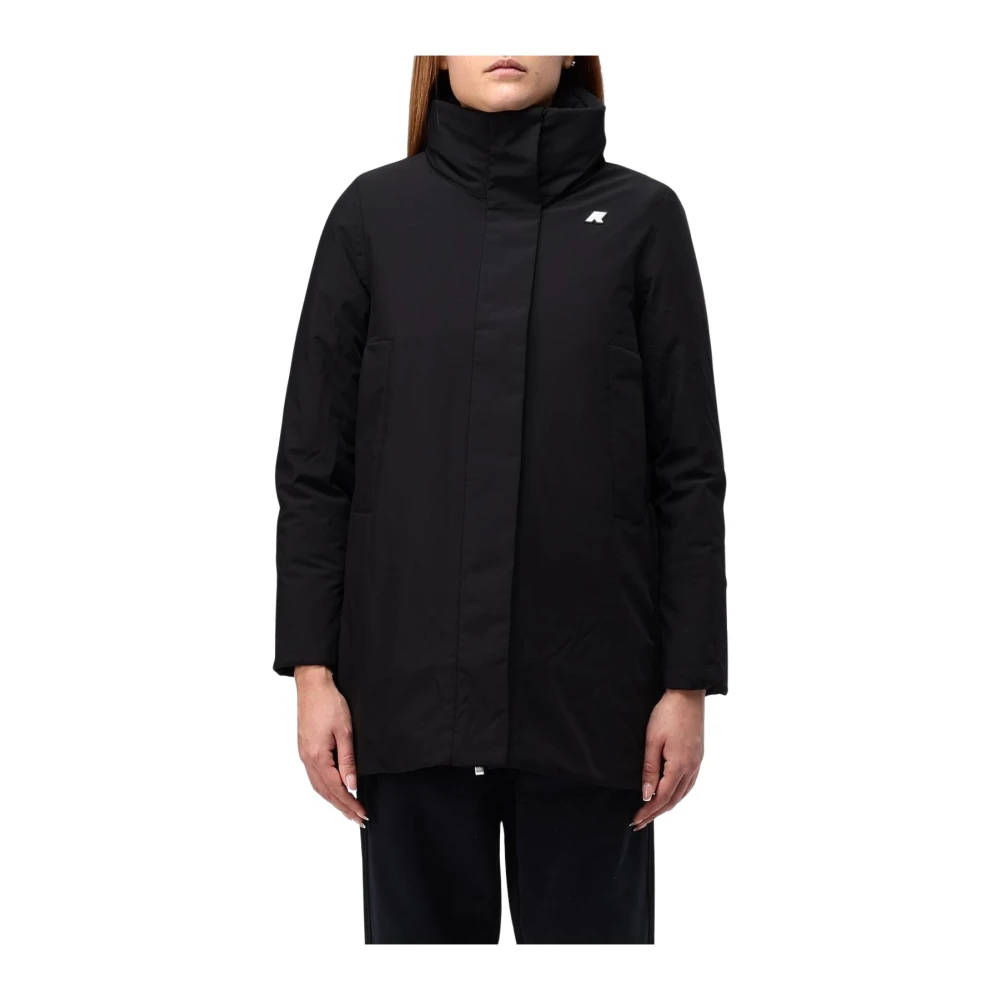 K-Way , Parkas, Female, Black, L, Women's Marla Warm Jacket Black - Image 4