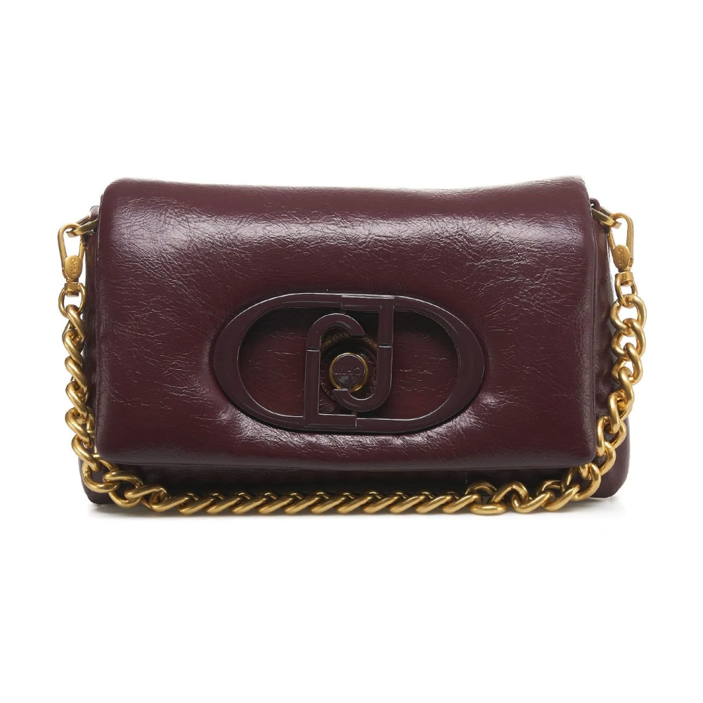 Liu Jo Stijlvolle Schoudertas met Gouden Details Red Dames