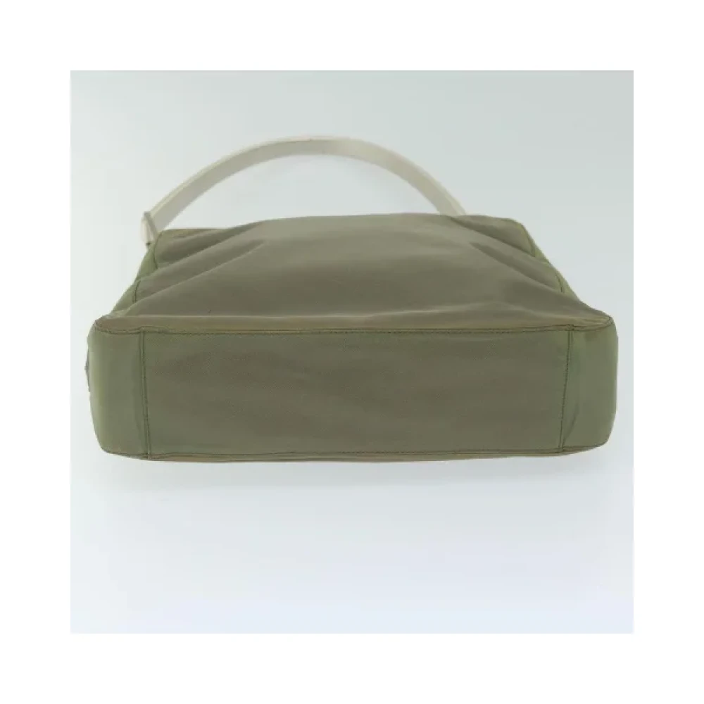 Prada Vintage Pre-owned Nylon prada-bags Green Dames