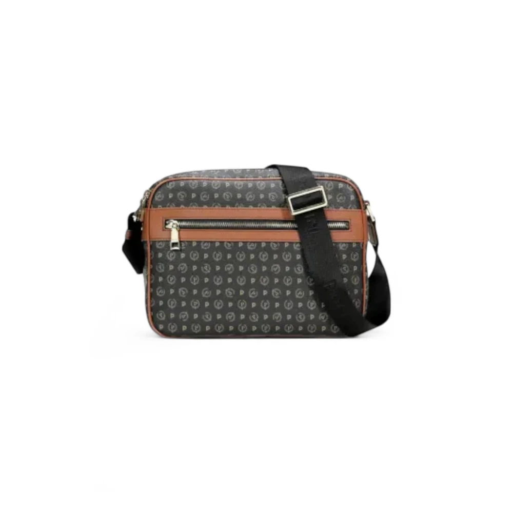 Pollini Donna Marrone Borsa A Spalla Heritage Logo Classic - Immagine 2