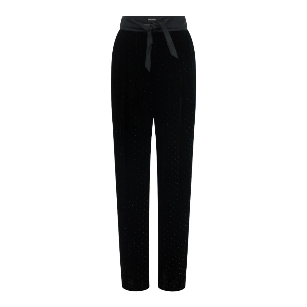 Emporio Armani Donna Nero Pantaloni, S, New, - Immagine 4