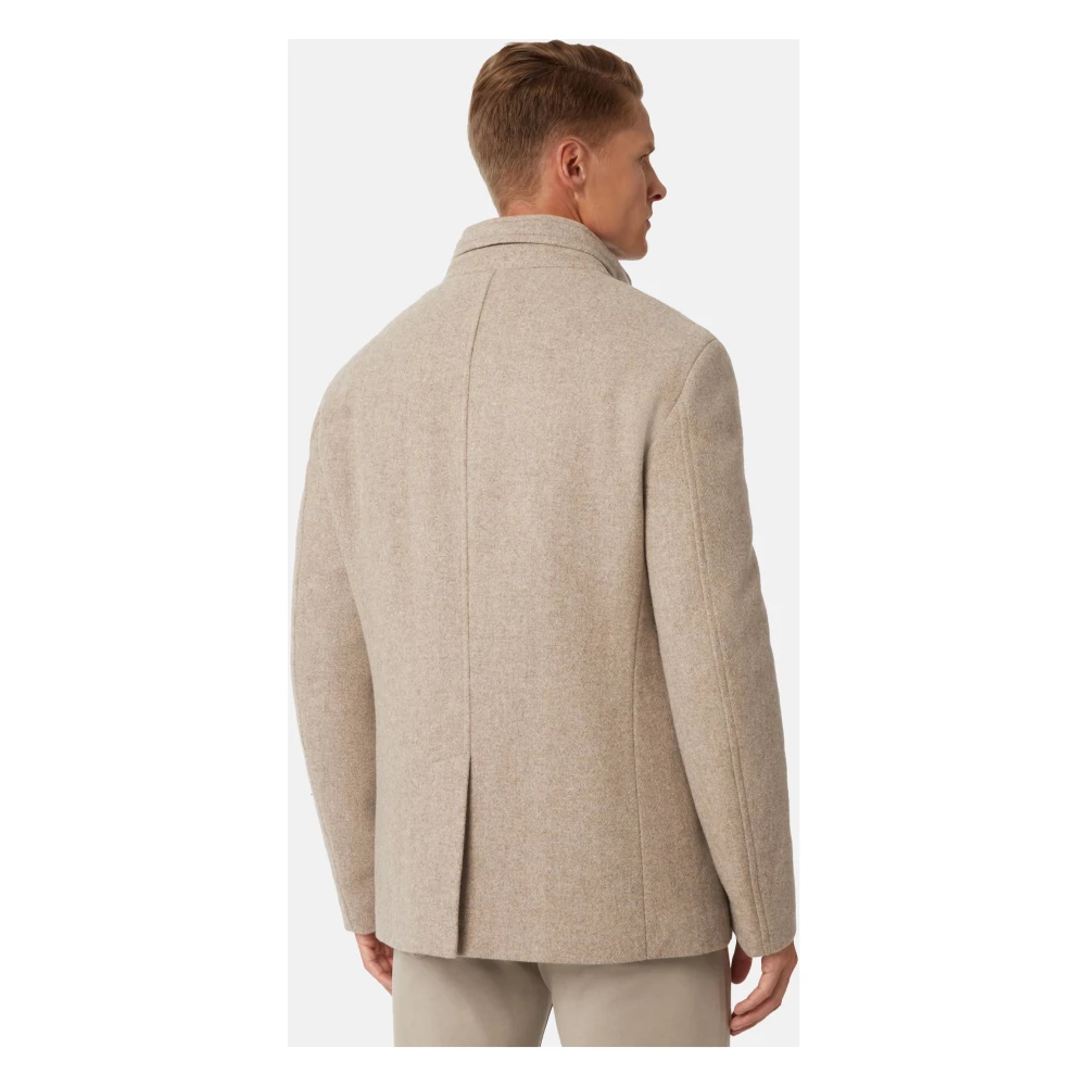 Boggi Milano Caban in Stretch Wol Gray Heren