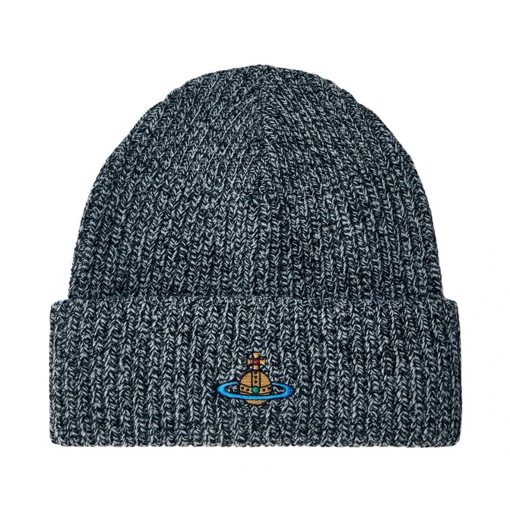 Vivienne Westwood Men's Black Sporty Beanie - Man Hats One Size - Image 3