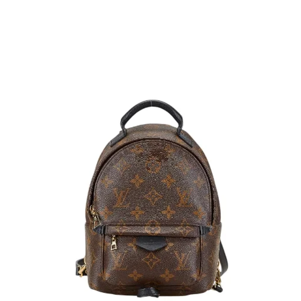 Louis Vuitton Vintage Pre-owned Canvas backpacks Brown Dames