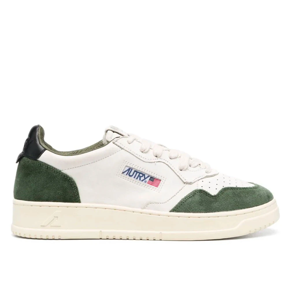 Autry Green Sneakers, Female, 5 Uk, Medalist Low Trainers