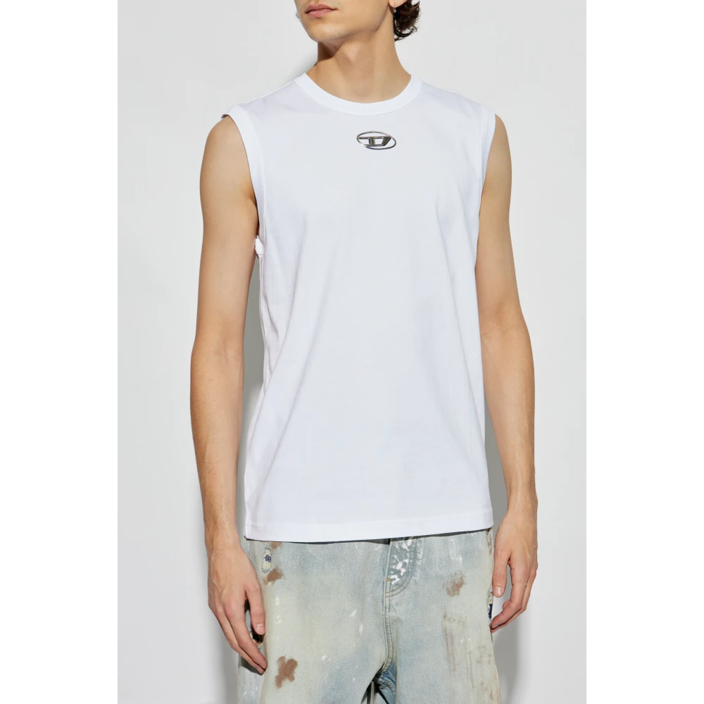 Diesel T-shirt T-Bisco-Od White Heren