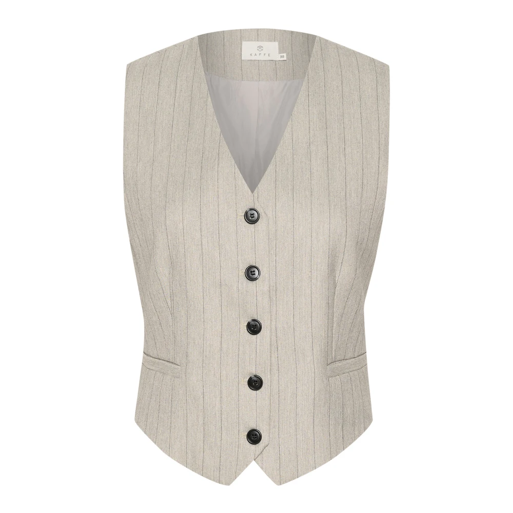 Kaffe - Jackets > Vests - Beige - Kaffe - Modalova