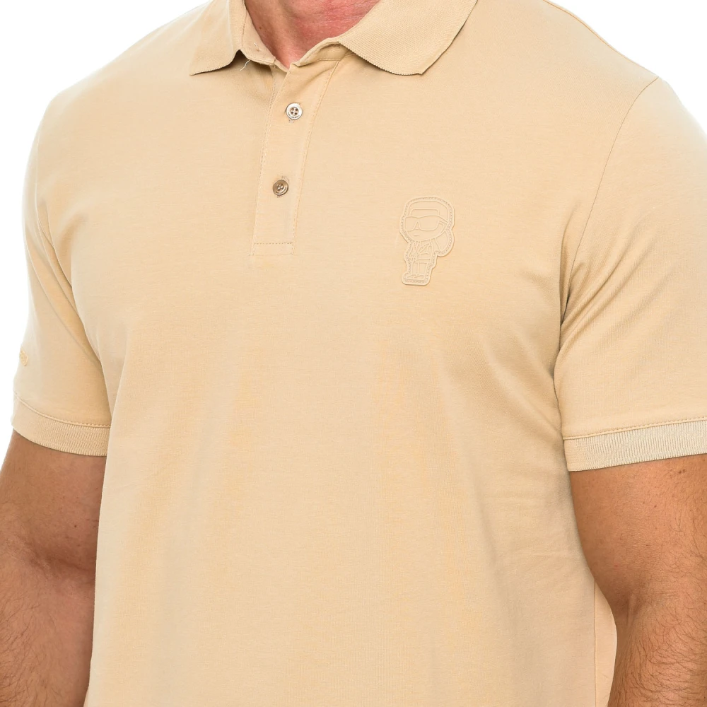 Karl Lagerfeld Polo met korte mouwen Beige Heren