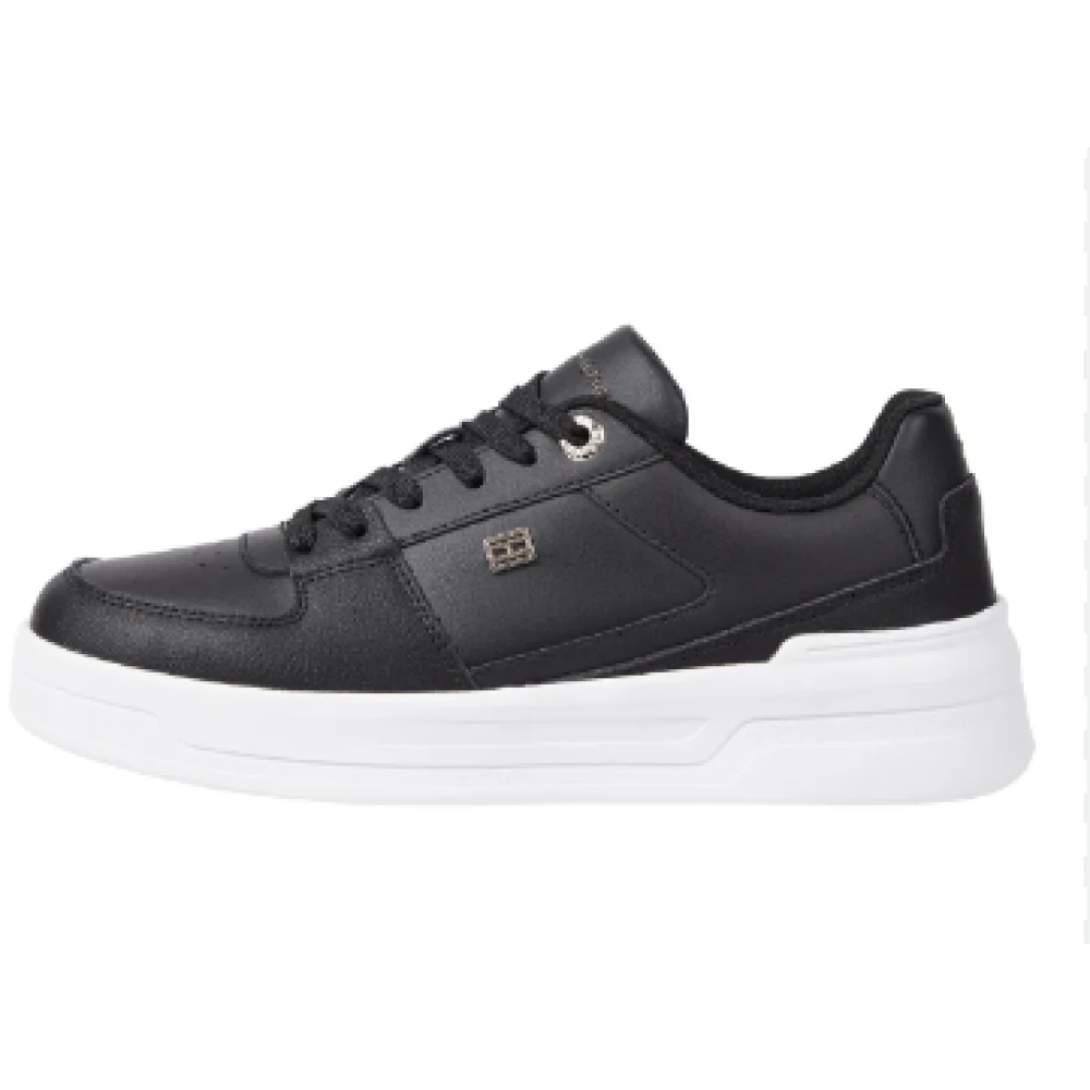 Tommy Hilfiger Zwarte Sneakers voor Mannen Dames Schoenen