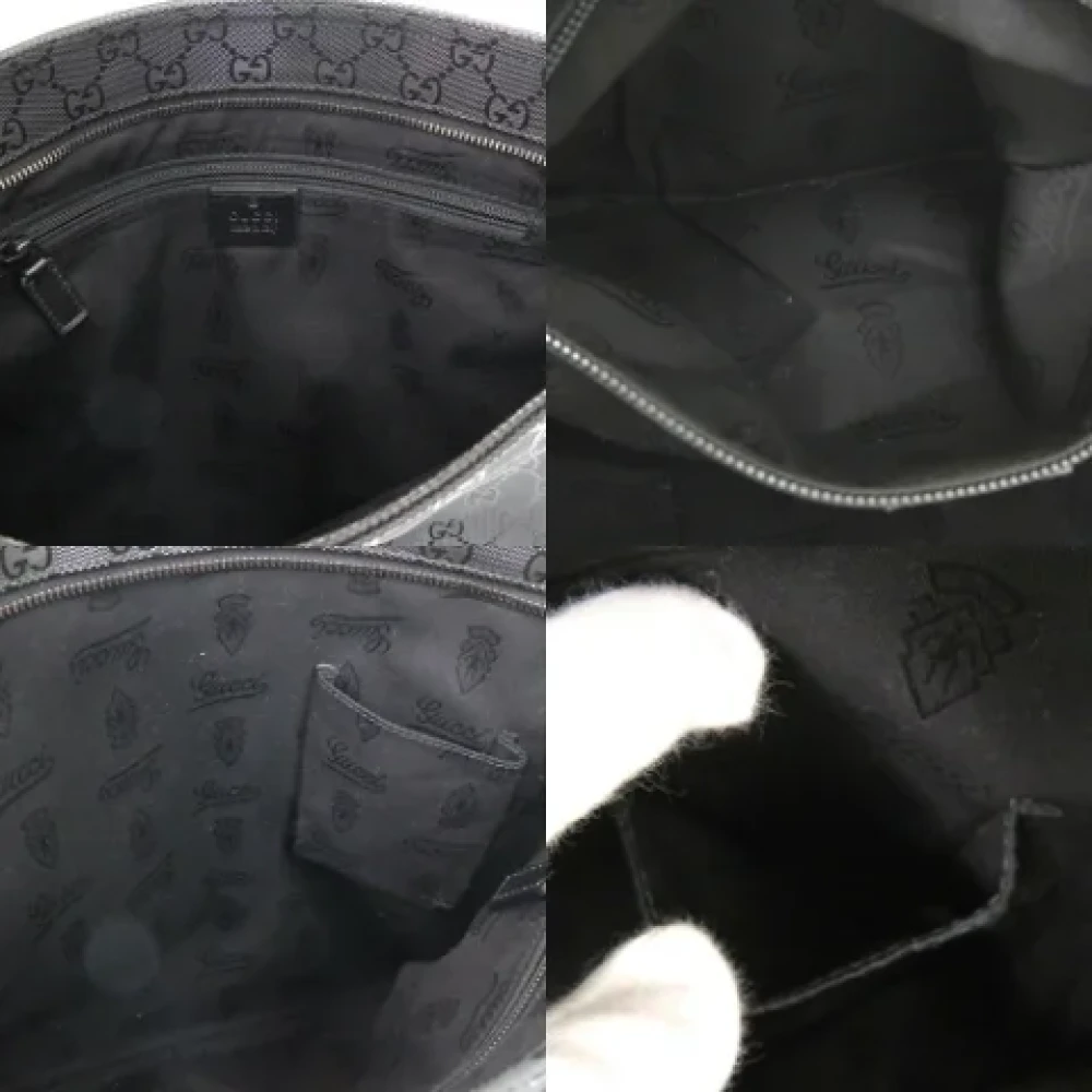 Gucci Vintage Pre-owned Coated canvas gucci-bags Black Dames