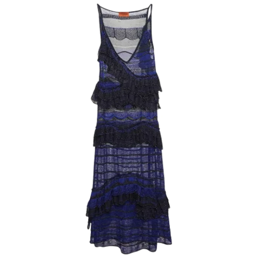 Missoni Pre-owned Fabric dresses Blue Dames