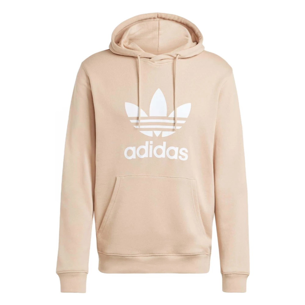 Adidas Adicolor Classics Trifolio Hoodie Beige, Herr