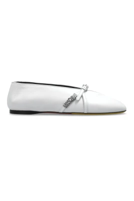 Ballerina Flats i Läder