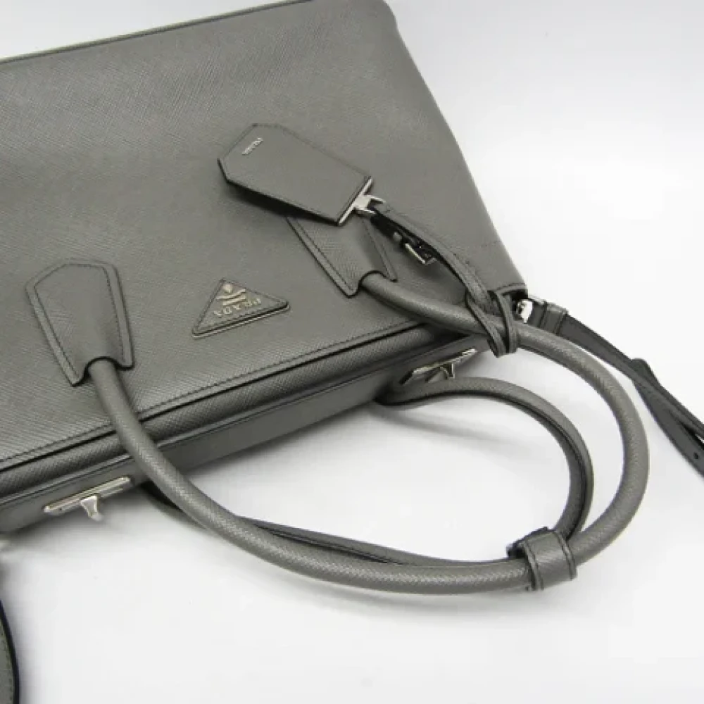 Prada Vintage Pre-owned Fabric prada-bags Gray Dames