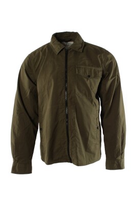 green-cotton-overshirt-gabardine-style