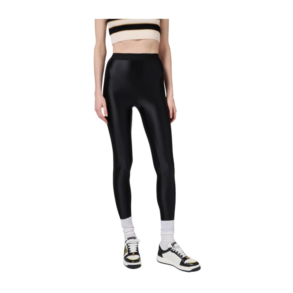 Elisabetta Franchi Klassieke Broek Black Dames
