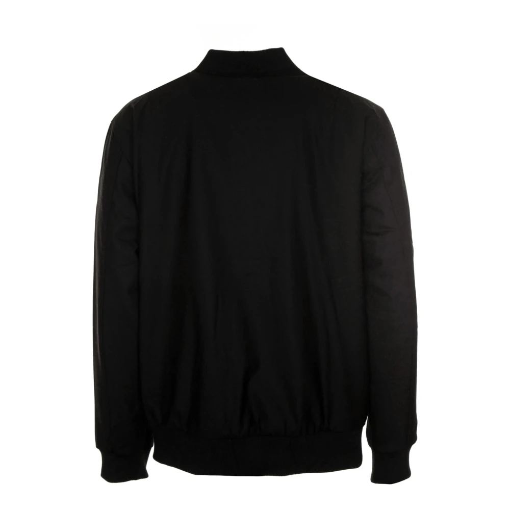 Nn07 Korte Bomberjack met Opstaande Kraag Black Heren