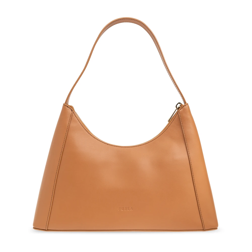 Furla Schoudertas Diamante Klein Brown Dames