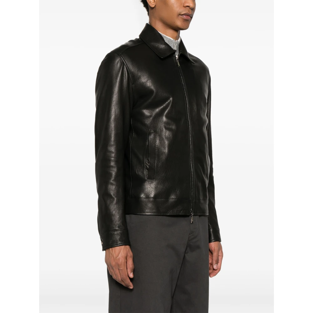 Tagliatore 'Jaxon' leren jas Black Heren