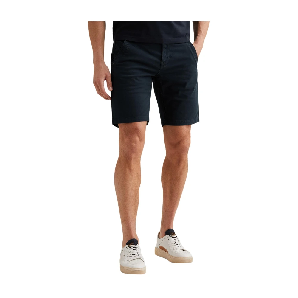 PME Legend- Spector Chino Shorts- Heren- Korte broeken- Blauw- Maat: W38 Katoen-