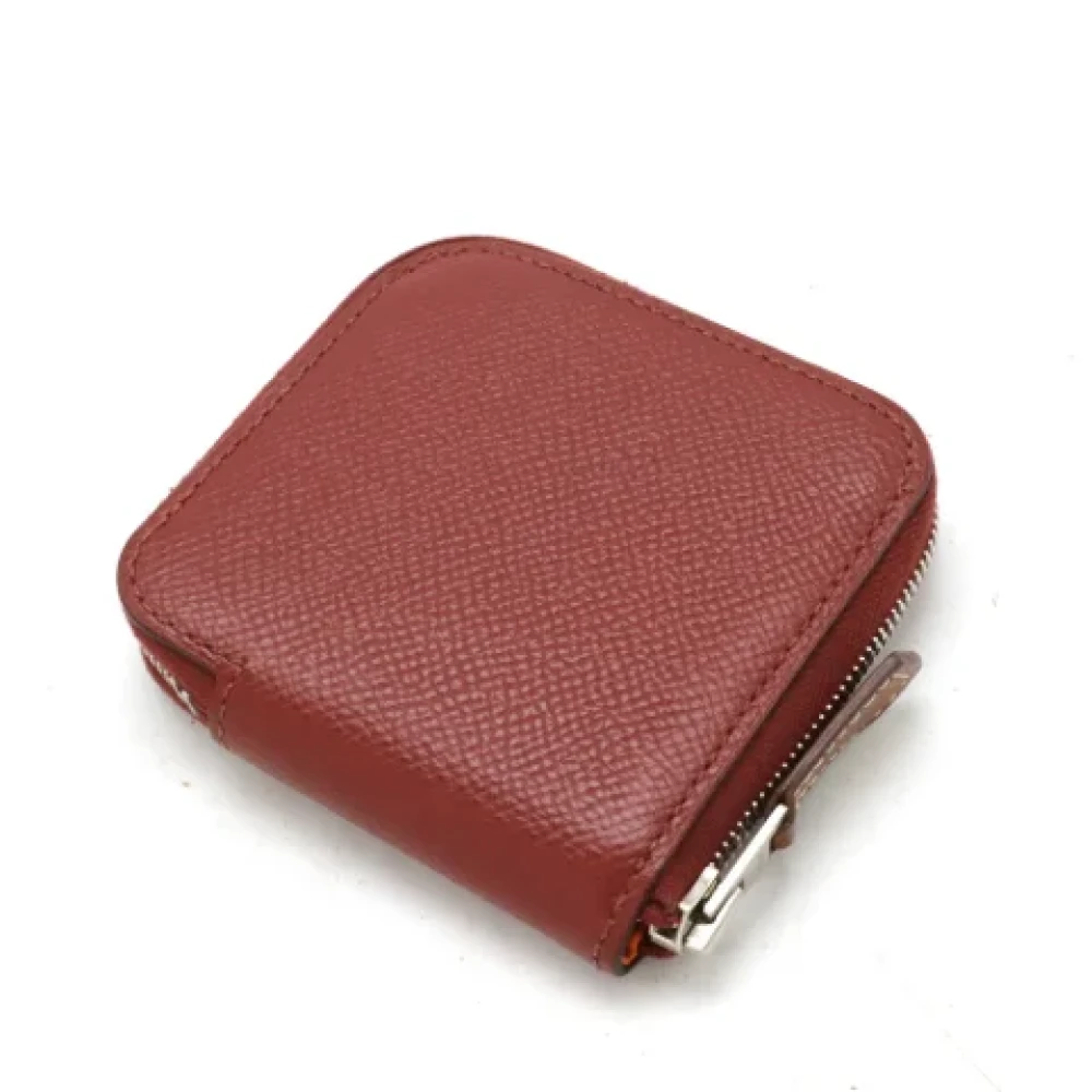 Hermès Vintage Pre-owned Silk wallets Brown Dames