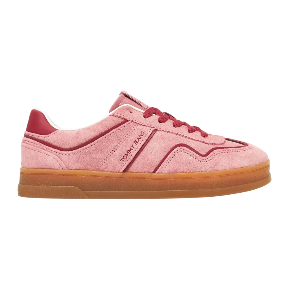 Tommy Jeans Women's Pink Sneaker Pelle