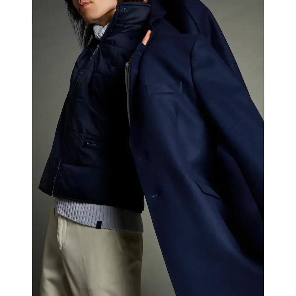 Fay Blauwe Winterjassen voor Vrouwen Blue Heren