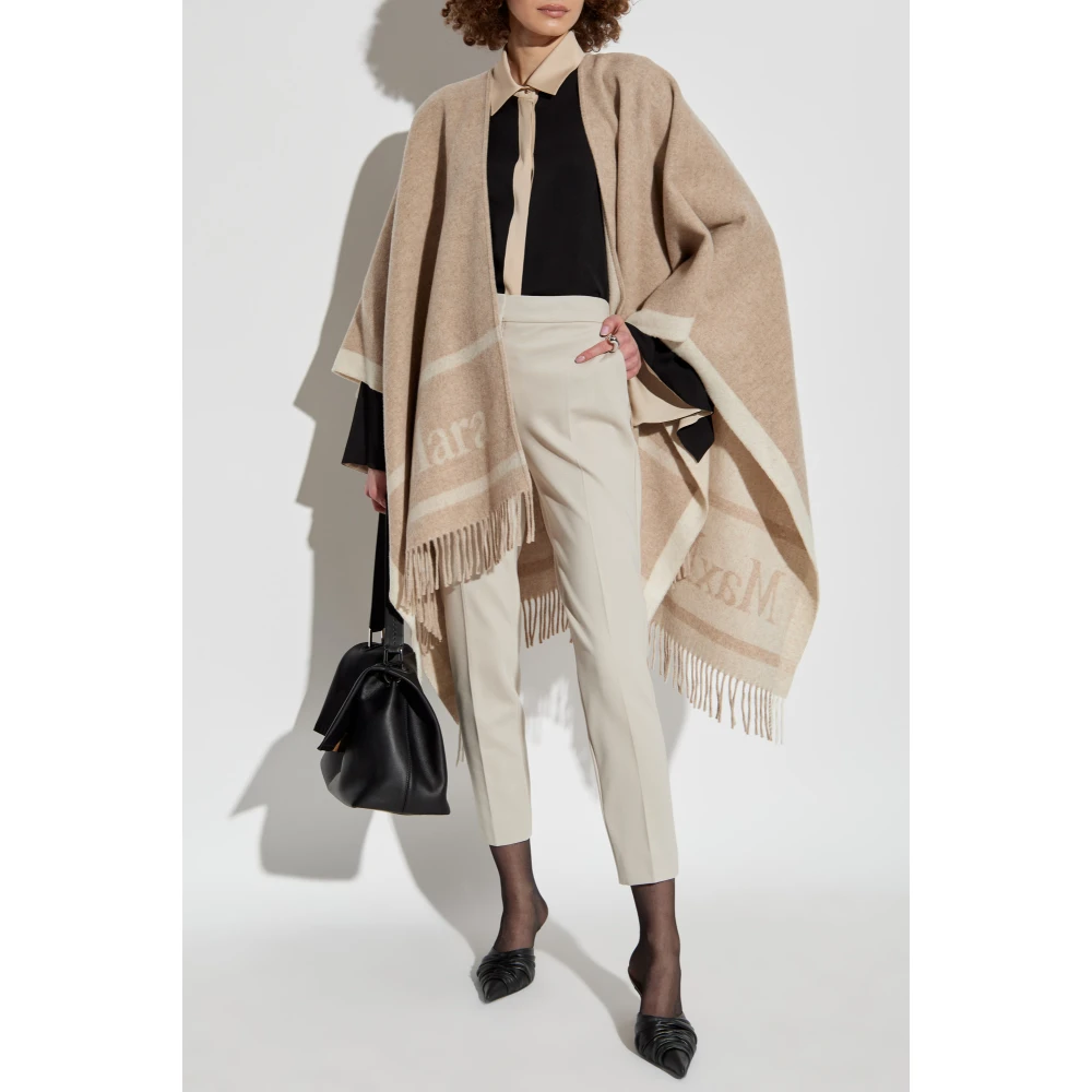 Max Mara Poncho Hilde Beige Dames