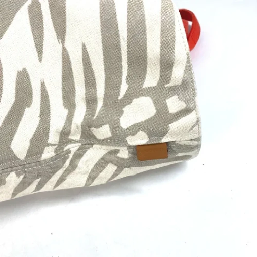 Hermès Vintage Pre-owned Fabric shoulder-bags Beige Dames