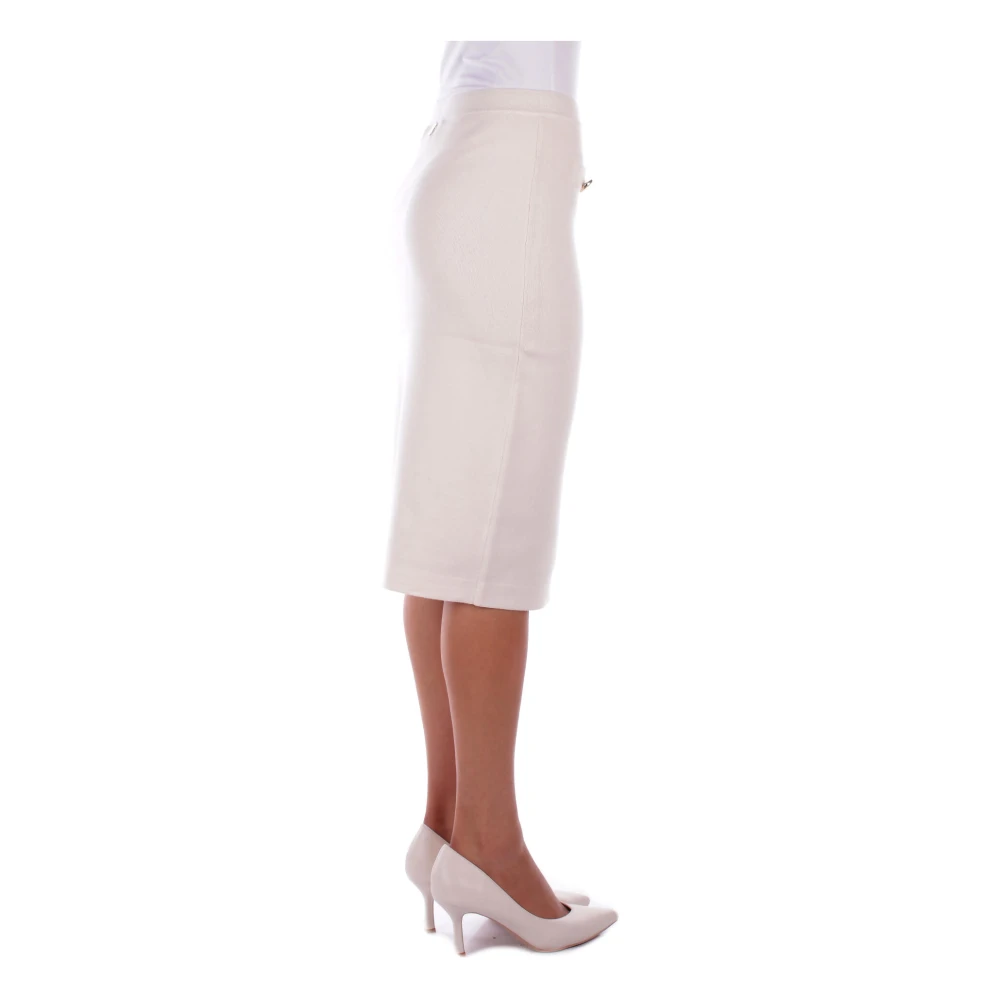 Blugirl Beige Rok met knoopdetail Beige Dames