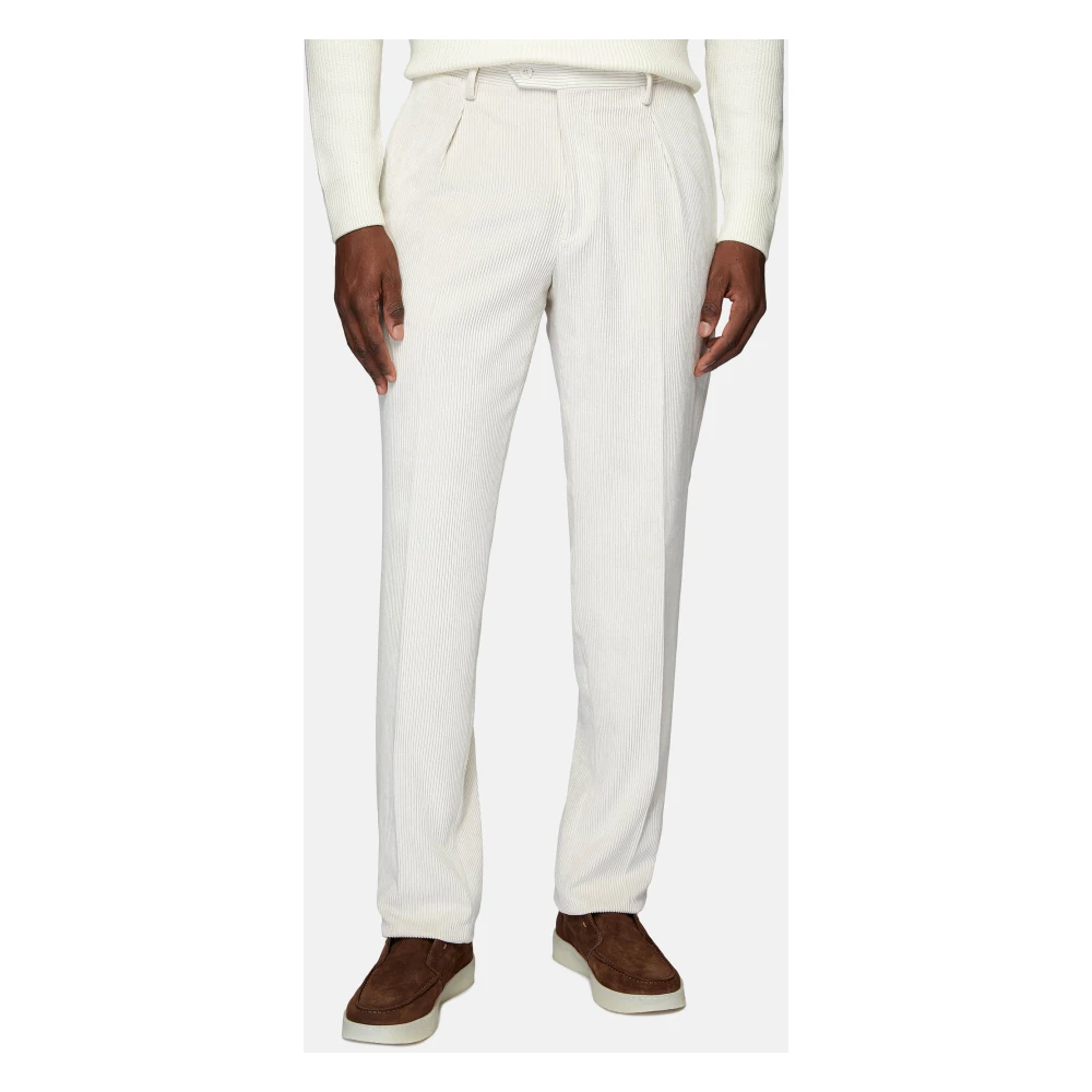 Boggi Milano Fluwelen Broek Brown Heren