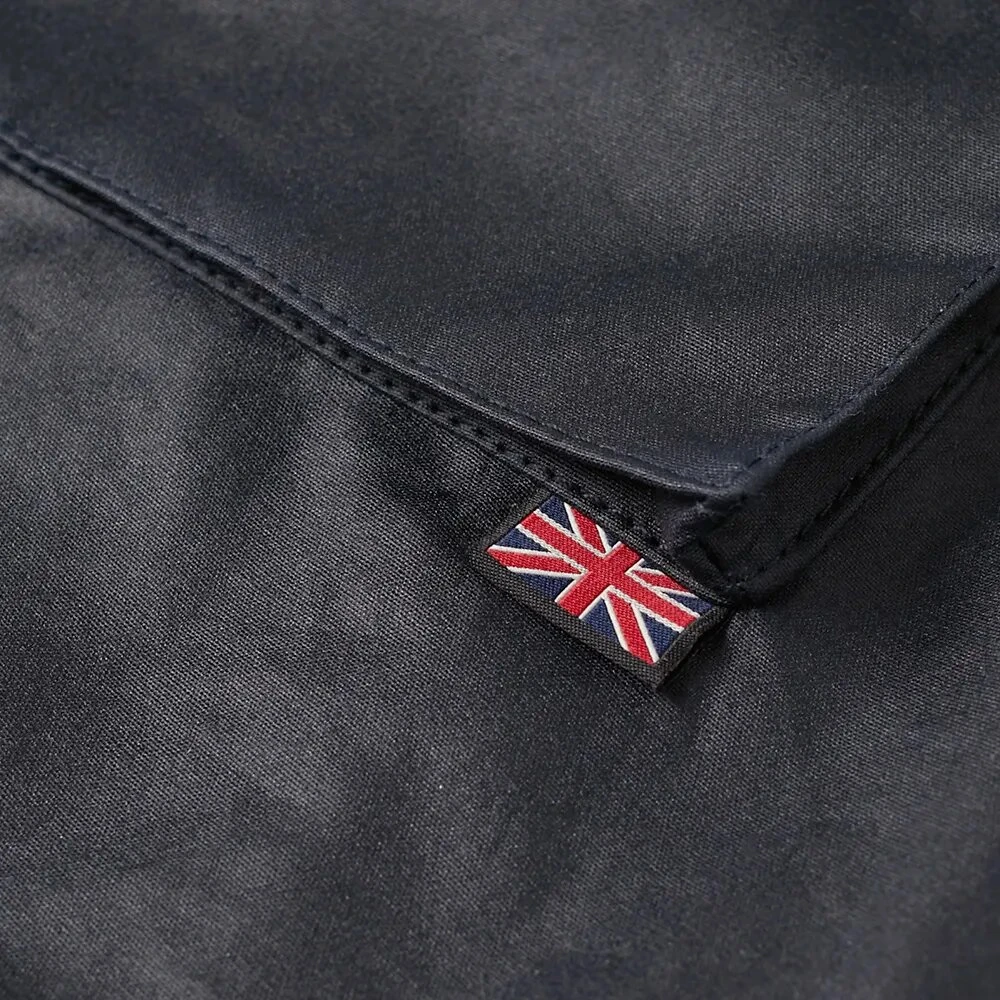 Belstaff Fieldmaster Jas van Gewaxt Katoen Blue Heren