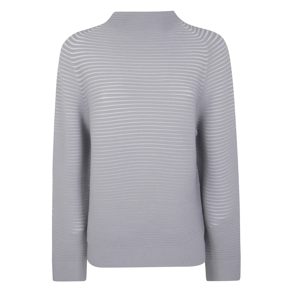 Issey Miyake Gebreide Cirkel Top Gray Dames