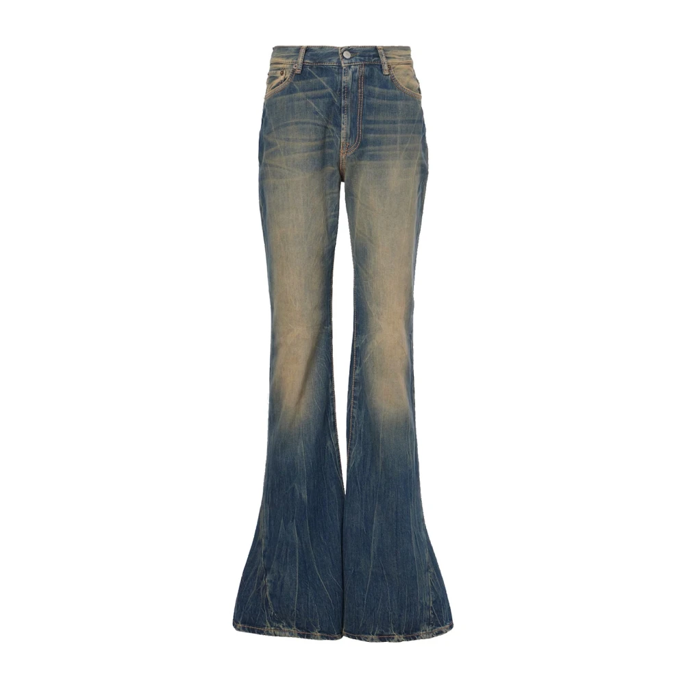 Acne Studios Blauwe Bootcut Jeans voor Vrouwen Blue Dames