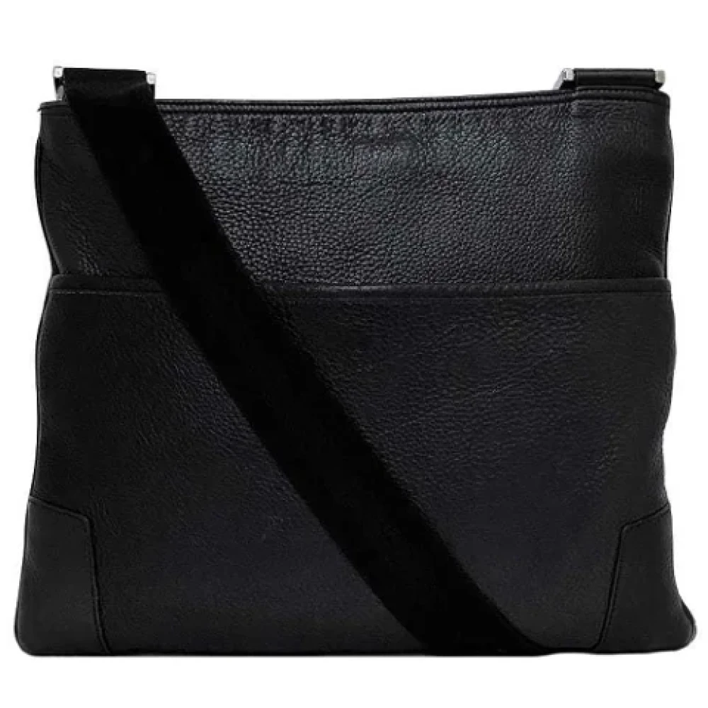 Gucci Vintage Pre-owned Leather shoulder-bags Black Dames