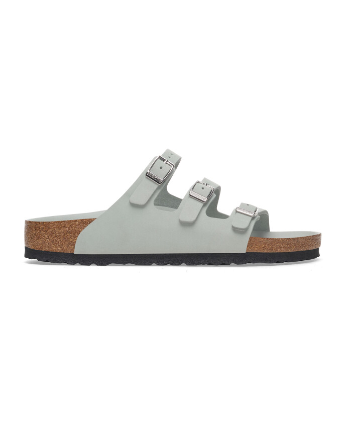 green-nubuck-three-strap-sandals