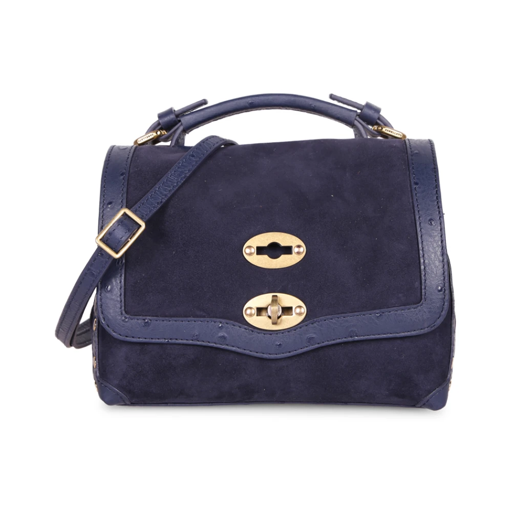 Zanellato Women's Blue Handbags, One Size, Postina Handbag