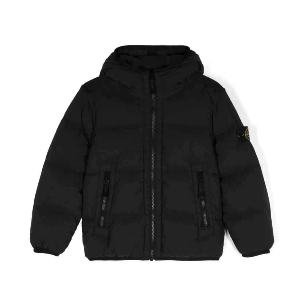 Stone Island Barn Dunjacka Lättvikts Puffer Black, Unisex