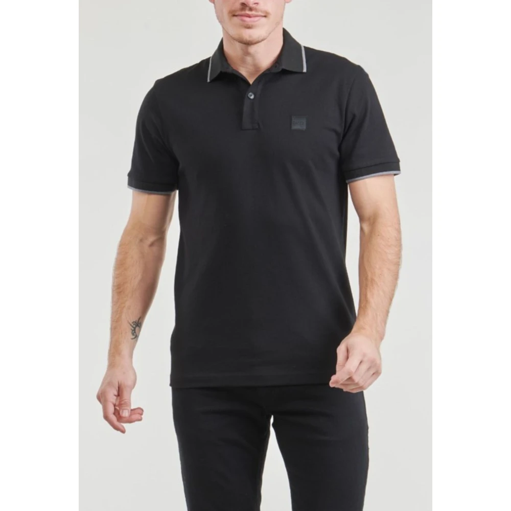 Hugo Boss Heren Polo Passertip Black Heren