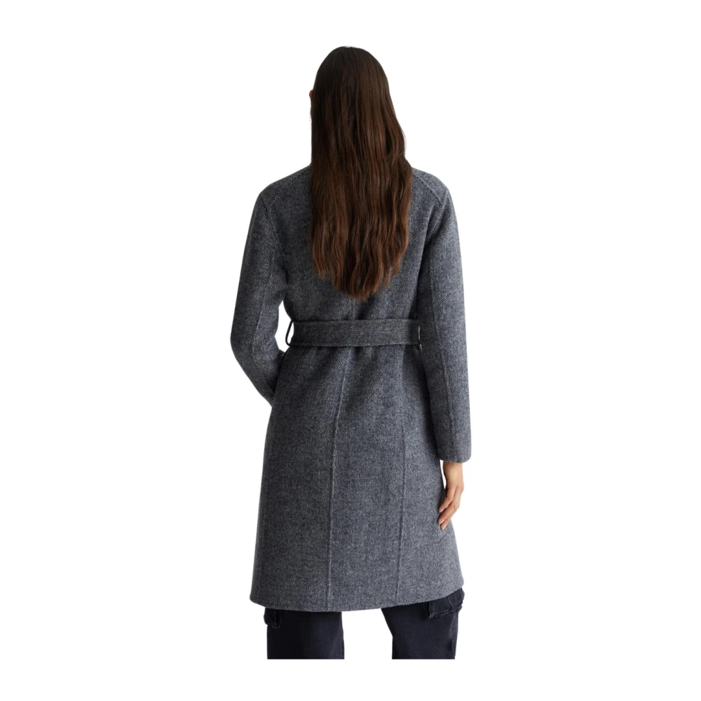 Liu Jo Klassieke Trenchcoat Gray Dames