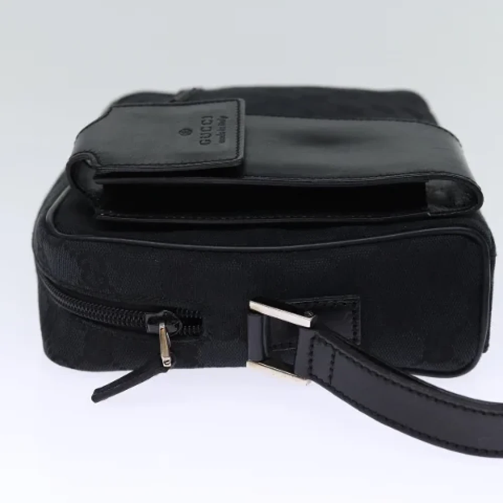 Gucci Vintage Pre-owned Canvas clutches Black Dames