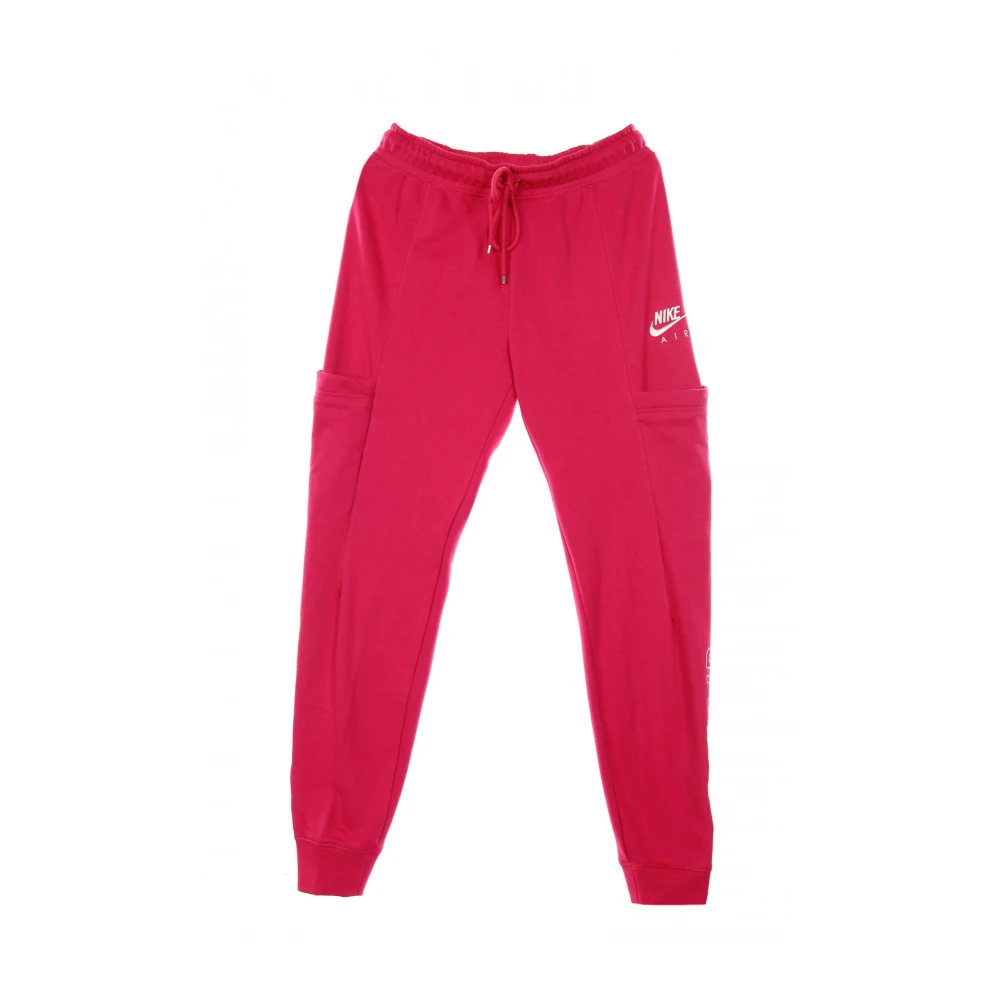 Nike Fireberry White Fleece Air Pant Pink Dames
