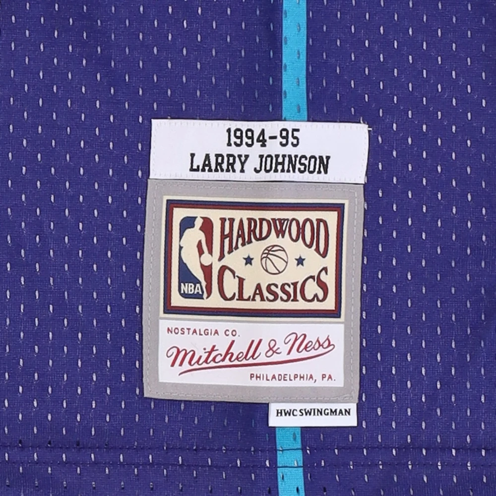 Mitchell & Ness Larry Johnson Basketbal Tanktop Blue Heren