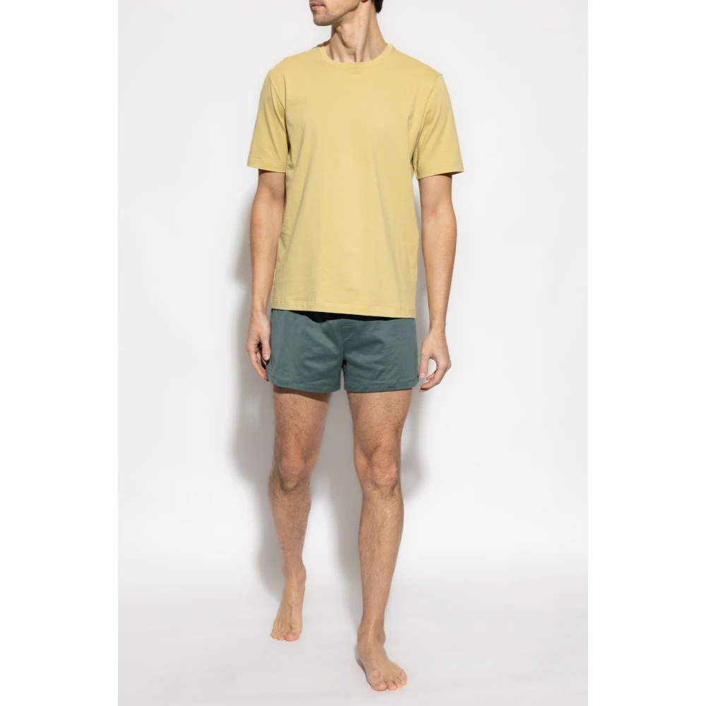 Hanro T-shirt Living Yellow Heren