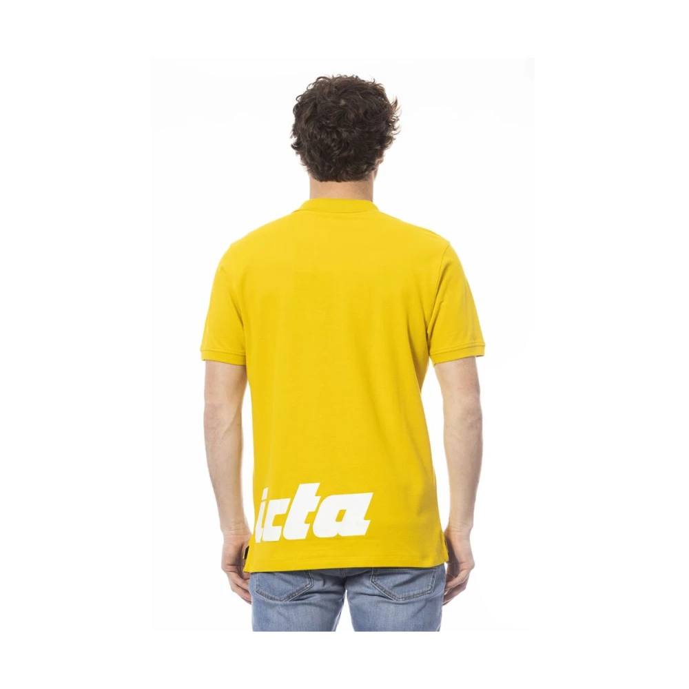 Invicta Geel Katoenen Poloshirt Yellow Heren