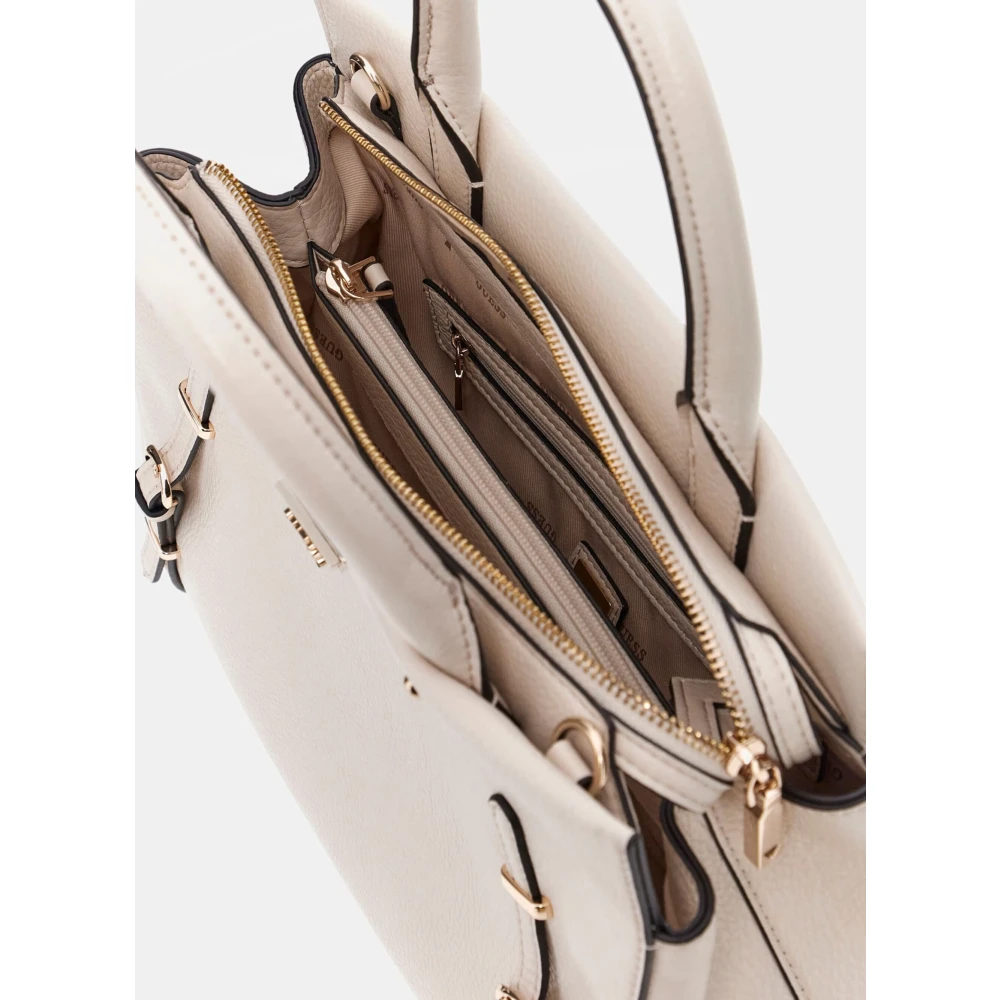 Guess Levia Hobo Schoudertas White Dames